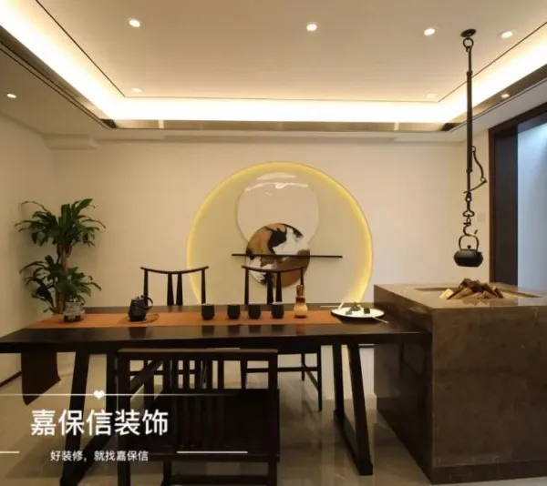 【实景案例】海信波尔多小镇180平新中式样板间,超有品位!光看着都好舒服!