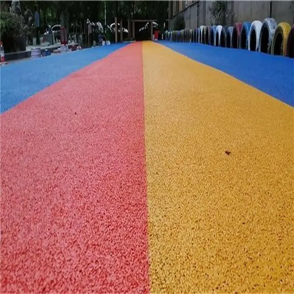 普洱市 透水混凝土增强剂 压模地坪材料 彩色透水地坪