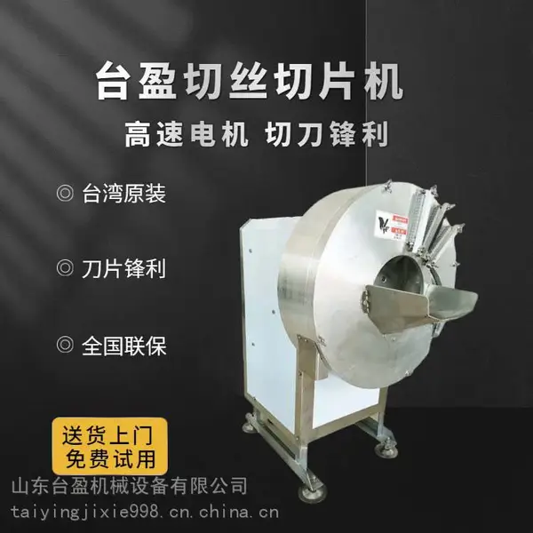 台盈牌切姜丝机 商用酱菜/鸡腿菇/生姜切丝机 竹笋/冬笋切片机