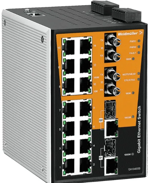 供应魏德米勒交换机7760048012 工业以太网交换机IES20-SW4/1SCS