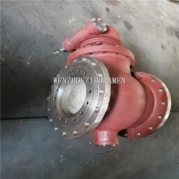 DN1000 供水 水库泄水 泵房上装式偏心半球阀 DYQ340H-25C DYQ340Y-25C