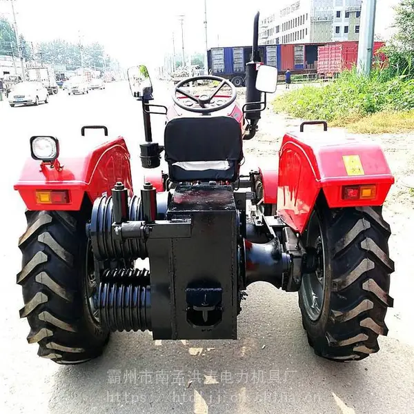 四轮绞磨拖拉机 河北霸州谁家生产拖拉机绞磨 洪涛电力工具