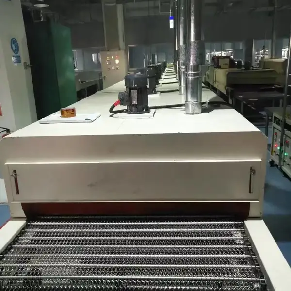 印刷油漆烘干隧道炉PVC皮带丝印烘烤线水转印油墨烤干流水线烤箱