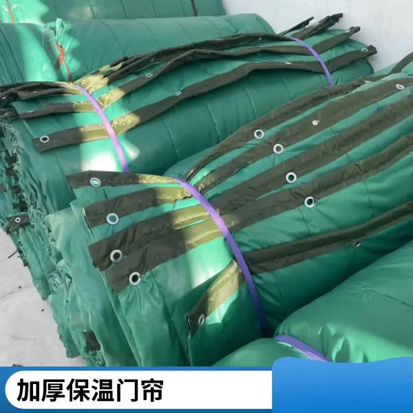 保温棉门帘 铝合金固定式骨架 防寒隔音 质量有保障