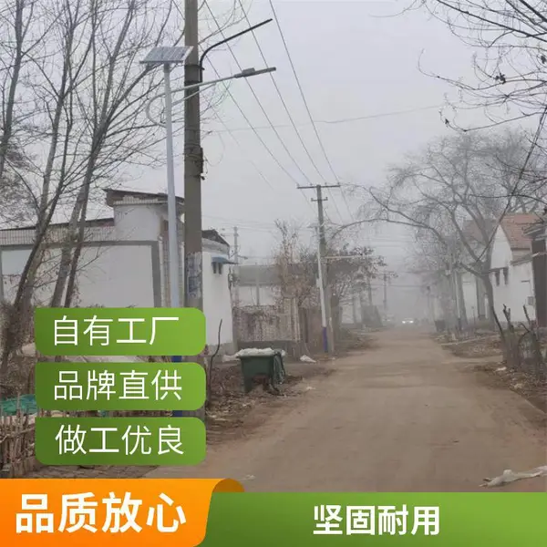 美丽乡村建设太阳能路灯 6米新款村庄太阳能灯单臂高亮60瓦80瓦光源