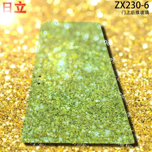 ZX230-6日立200挖机驾驶室车门上右推玻璃后推玻璃