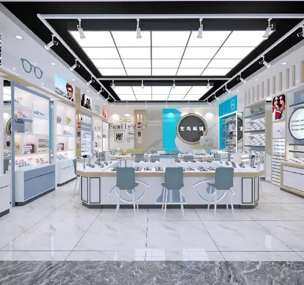 福建莆田精品眼镜店展柜设计装修