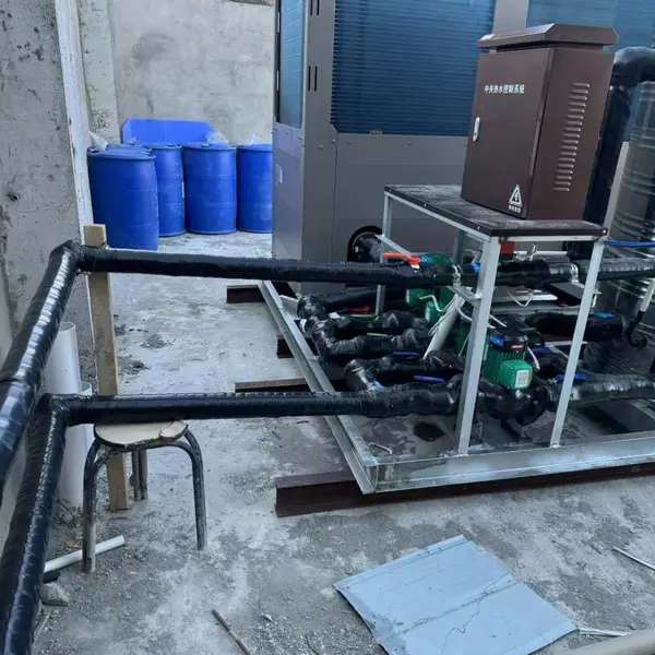北京产业综合体低温空气源热泵供暖系统改造