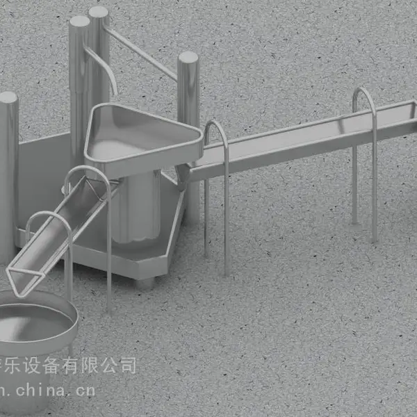 户外阿基米德取水器戏水公园不锈钢水闸踩水车景区压水枪戏水沙水沙池玩具游乐设施无动力戏水玩沙儿童公园玩