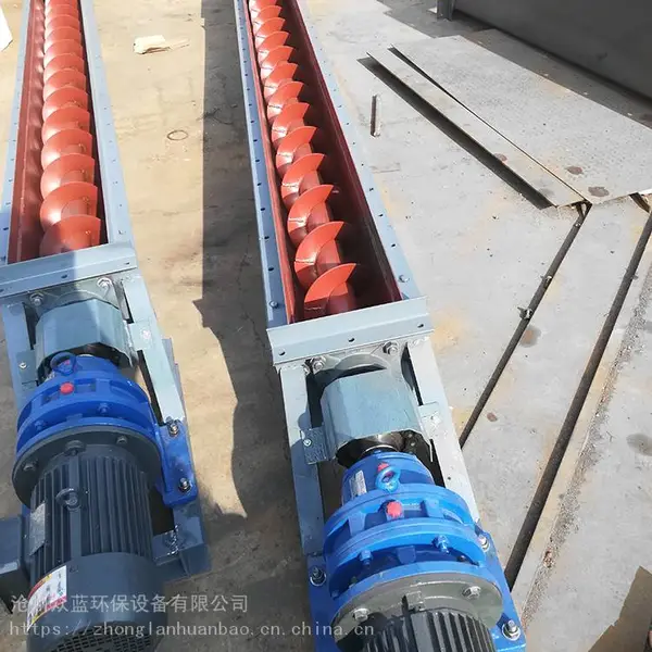 上料辅机螺旋蛟龙 不锈钢高温颗粒小石块 LS型螺旋输送颗粒粉尘