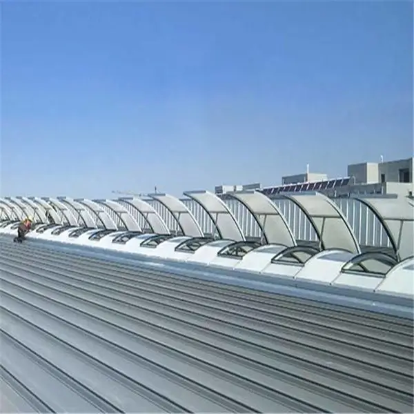 百叶窗型消防排烟天窗 一字型电动排烟天窗 TC2A1530开敞式屋脊天窗
