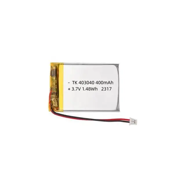 天勤新能源供应聚合物 403040 400mAh 学生卡电池 UL CB KC PSE CQC UN 认证