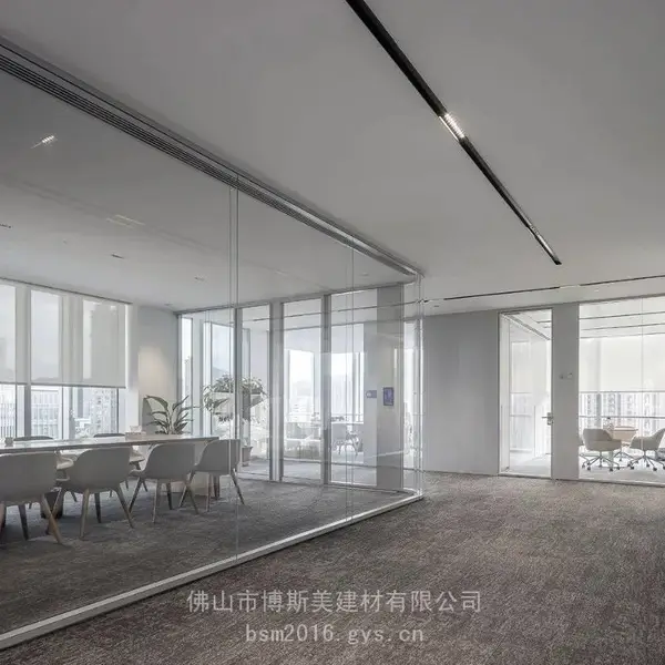 珠海全景12mm单玻隔断通透定制