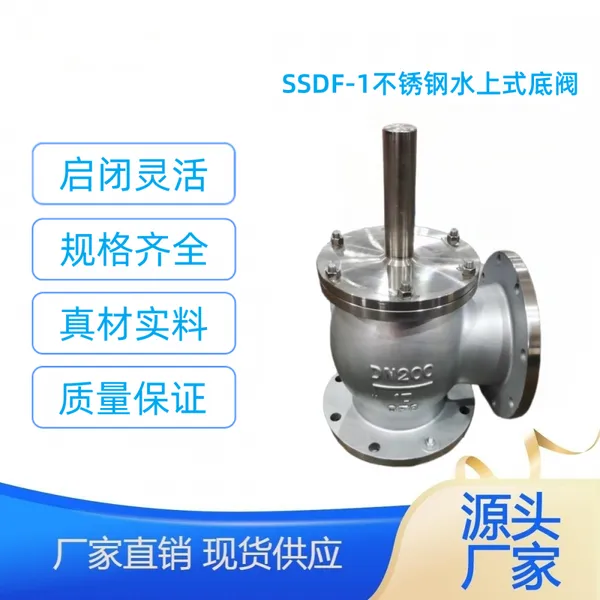 铸钢 SSDF-1 不锈钢法兰水上式底阀 安装方便 持久耐用南高销售