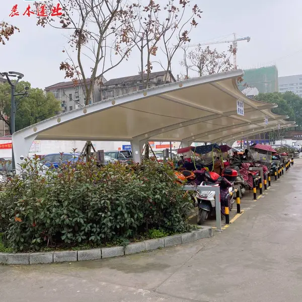 佛山*** 膜结构雨棚 遮阳帐篷 电动雨蓬价格优惠