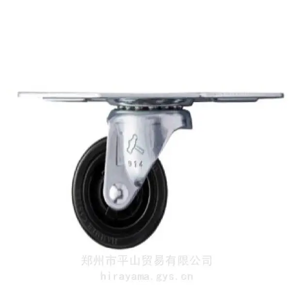 HAMMER锤牌220G-R50转角旋转式橡胶脚轮载重约30kg平山贸易