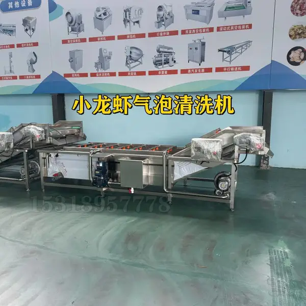 小龙虾 土豆喷淋式气泡清洗机