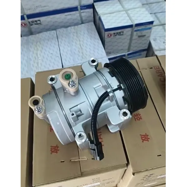 湖北十堰东风天龙KL空调压缩机8104010-C3101_龙擎DDI空调压缩机总成