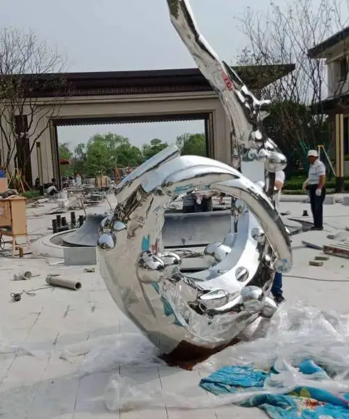 镜面304不锈钢水滴,小区304不锈钢水滴