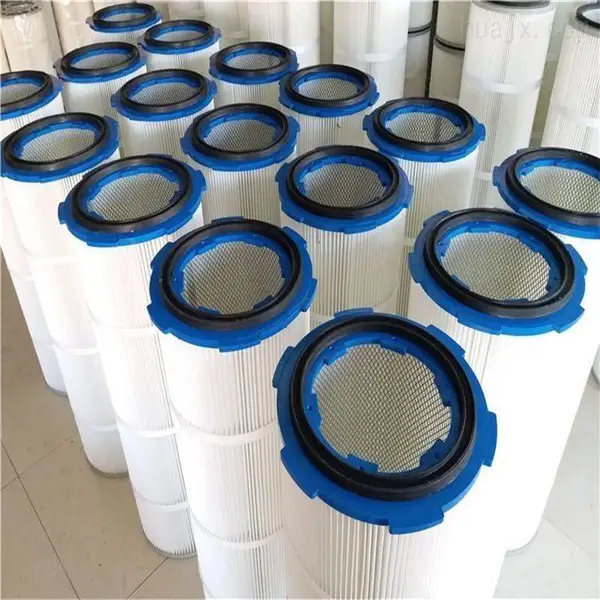除尘设备过滤元件 过滤器除尘器粉尘回收聚酯滤筒-福顺康