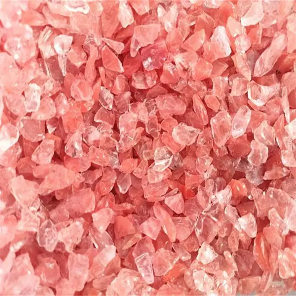 玻璃石彩色透明玻璃块水族鱼缸造景石工艺装饰品 华朗矿业