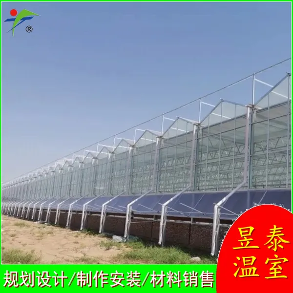昱泰 玻璃智能连栋温室 花卉蔬菜育苗种植大棚 YTWSWL0172