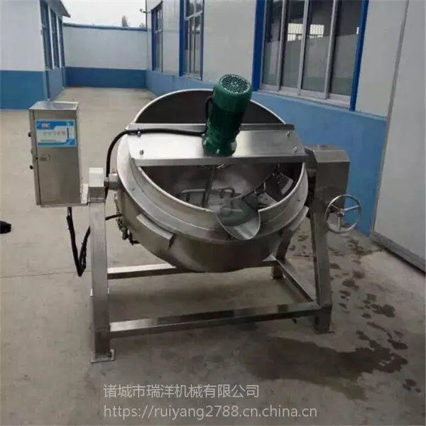 刮底夹层锅蒸煮 炒制 卤制 带搅拌不锈钢电加热炒锅
