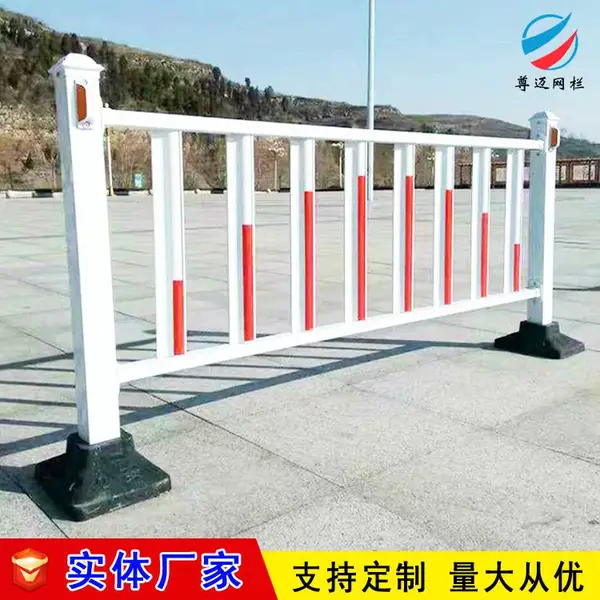 尊迈城市道路隔离护栏 市政可移动防撞围栏 道路隔离花护栏
