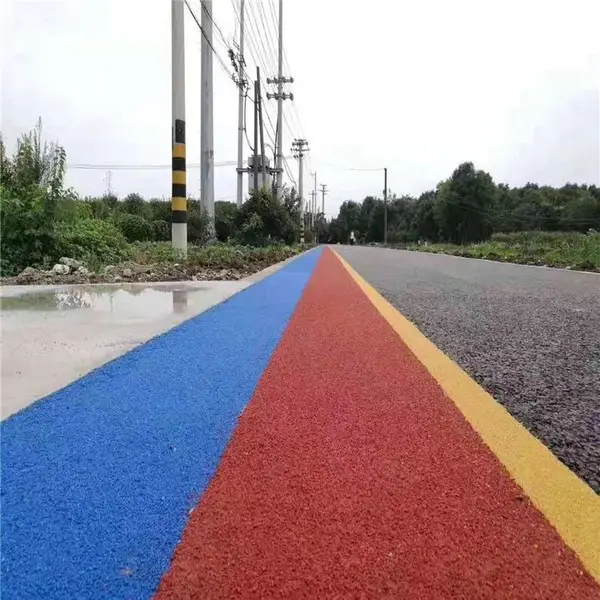 彩色沥青防滑路面 陶瓷颗粒地坪 多钱一平方米 包工包料 漆佳 可定制
