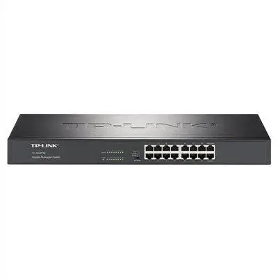 TP-LINK TL-SG2016K全千兆16口WEB网管交换机监控摄像网络分线器
