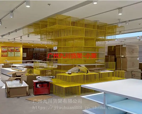 供应十元店货架 双面中岛柜 设计 生产 安装一条龙服务