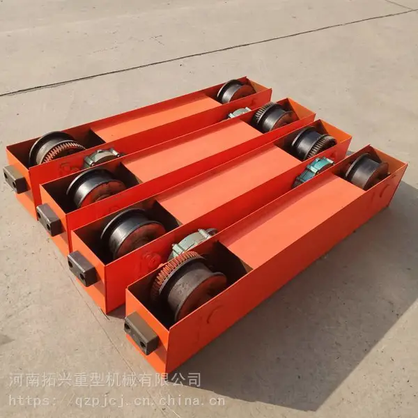 生产加工 欧式起重机悬挂端梁 电动端梁 0.4KW电机运行端梁