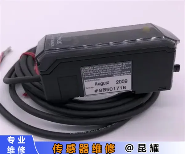 基恩士数字光纤传感器不显示数据维修知识摘要
