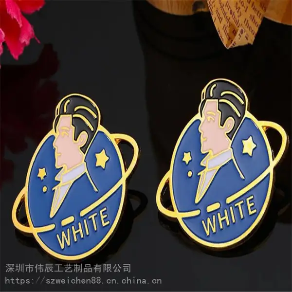 金属徽章定制校徽班徽企业活动徽章烤漆金属留念胸章定制量大***