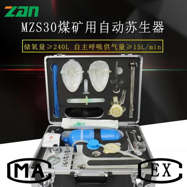 供应MZS30煤矿用自动苏生器 抢救给昏迷者供氧