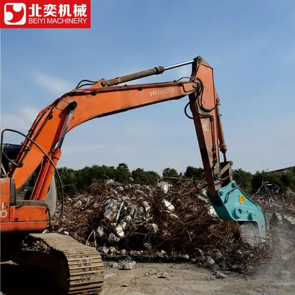 回收钢筋粉碎钳 大开口液压粉碎钳