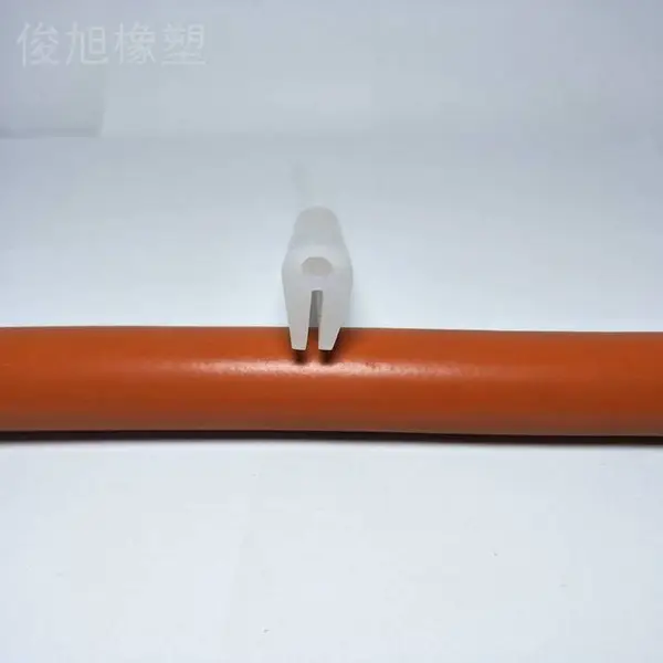 透明U型包边条 保护条 耐老化防滑硅胶密封条