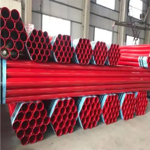 消防涂塑钢管厂家涵泰 环氧树脂涂塑沟槽碳钢管 DN65-DN300规格齐全
