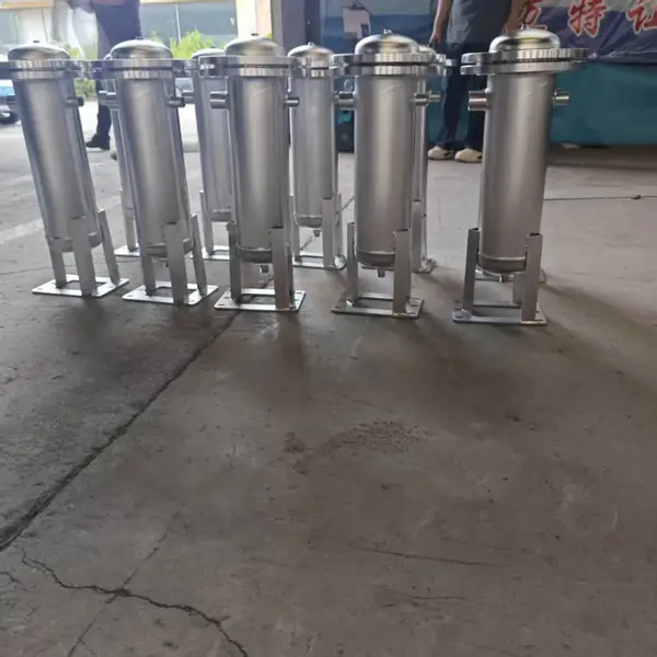 不锈钢袋式过滤装置 化工工艺水 单多袋式固液分离过滤处理器