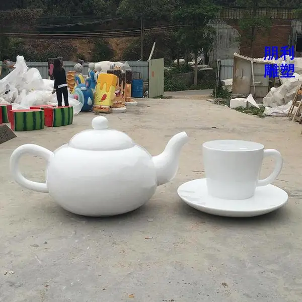 仿铜杯子雕塑 市政杯子的雕塑 不锈钢杯子雕塑厂家