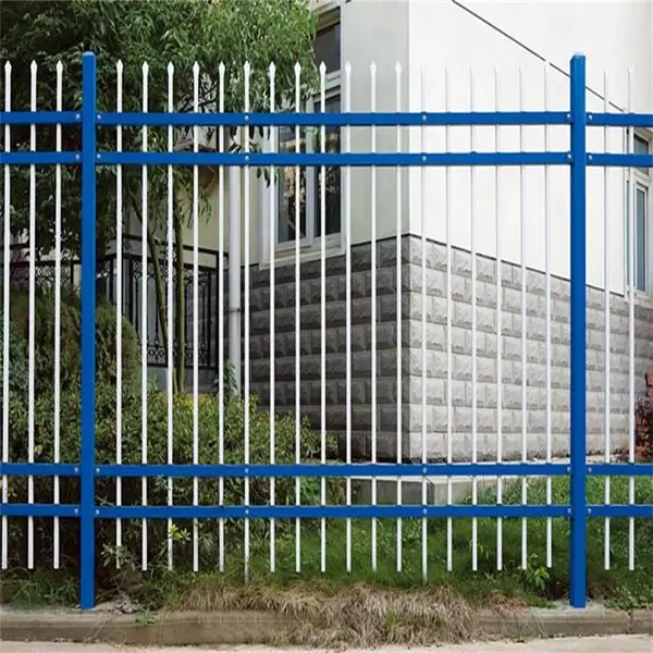 邦源 三横杆加花锌钢围墙护栏 加厚款