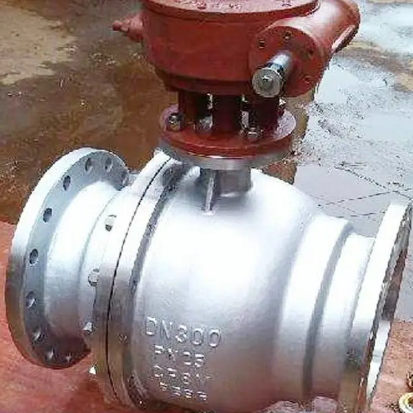 ��ѹ���̶ֹ��� Q347F-64C DN100 ������ ������ ˫��ֱͨʽ���귧�� ������