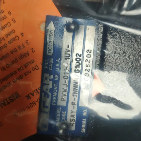 优势供应Oilgear 泵 PVWJ-011-A1UV-RSAY-P-1NNNN/G1002