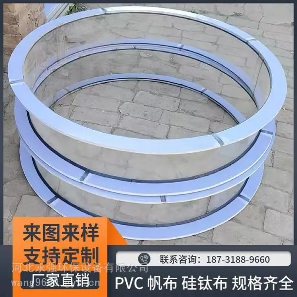 天圆地方PVC软连接通风管道排风减震风机软接头PP大小头法兰接头