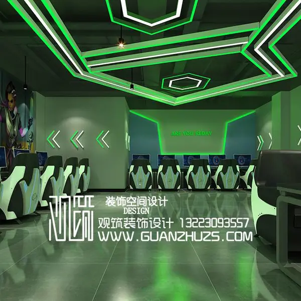 郑州旧网咖改装公司,河南网吧装修环境设计