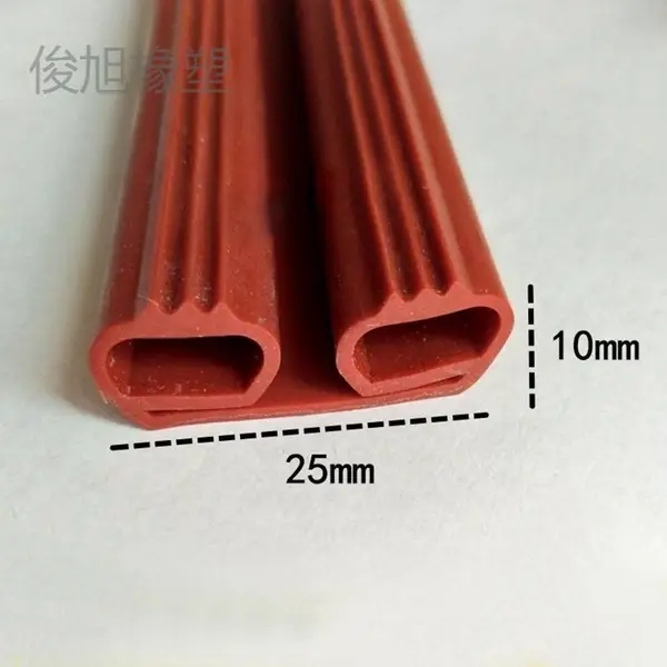 硅胶密封条硅胶发泡密封条蒸柜冷库门密封条支持定做