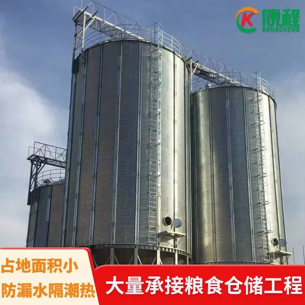 粮食立筒仓800吨 稻谷储存罐 装配式小麦钢板仓 质量达标 按时发货