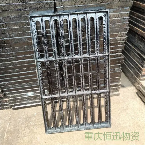 主站铸铁水篦子出售 双篦 沟渠井口防护 250x500x30 C250 不易打滑绊脚