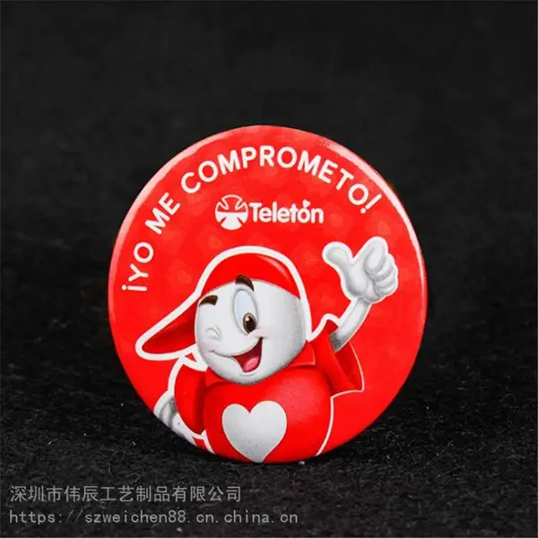 金属马口铁徽章制作 促销礼品马口铁徽章定制 马口铁环保徽章定做