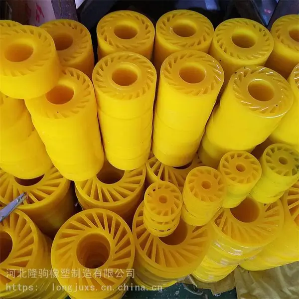 隆驹橡塑定制 聚氨酯压纸太阳轮 PU压纸轮 纸箱机械用PU轮